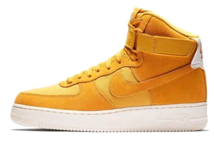 Кеды мужские Nike Air Force 1 High Suede желтая охра, 44 EU
