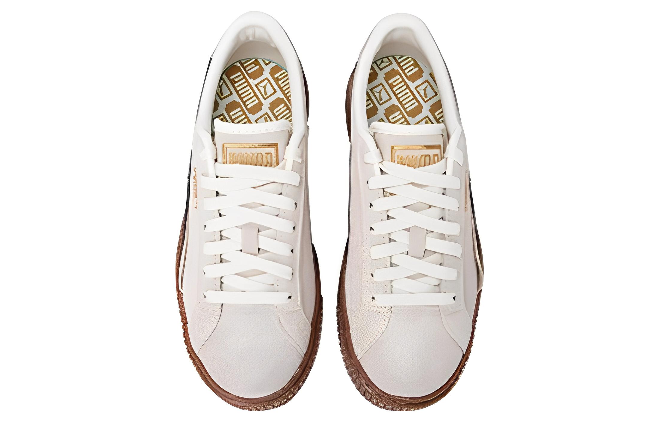 Кеды женские PUMA Platform кремовые, 38.5 EU