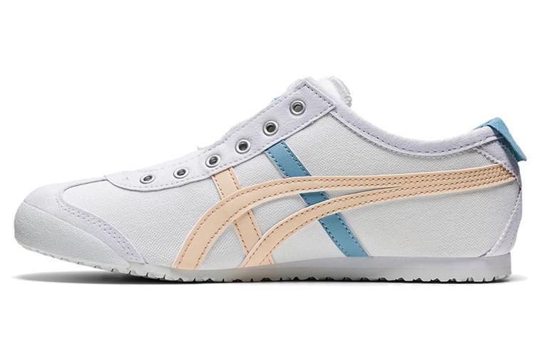 Кроссовки женские Onitsuka Tiger Mexico 66 белые, синие, розовые, 41.5 EU
