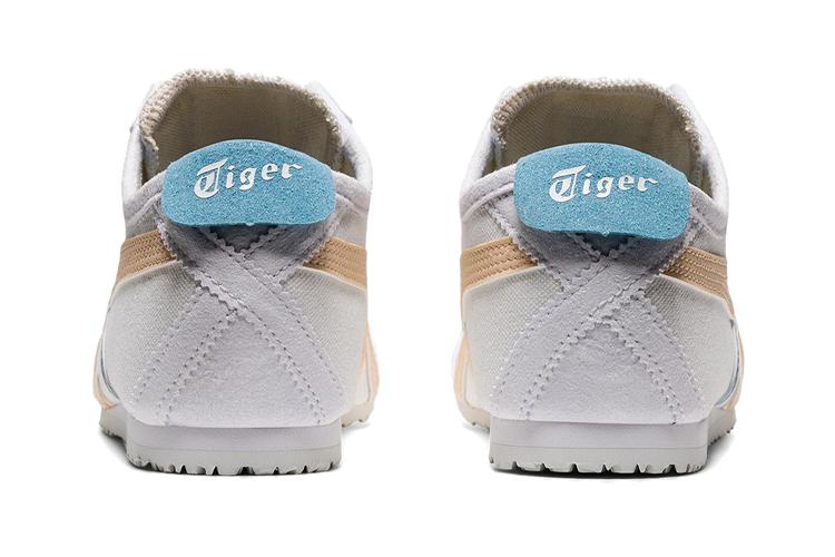 Кроссовки женские Onitsuka Tiger Mexico 66 белые, синие, розовые, 41.5 EU