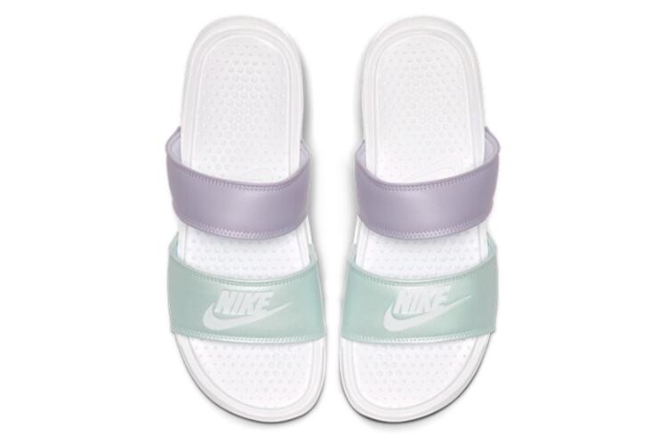 Шлепанцы женские Nike Benassi Duo Ultra белые, 42 EU
