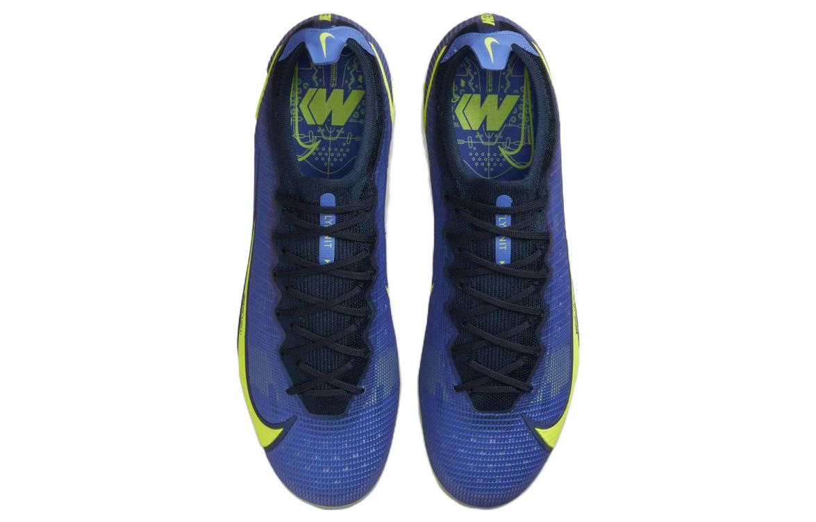 Футбольные бутсы мужские Nike Mercurial Vapor 14 Elite HG Sapphire Blue Void Volt, 42.5 EU