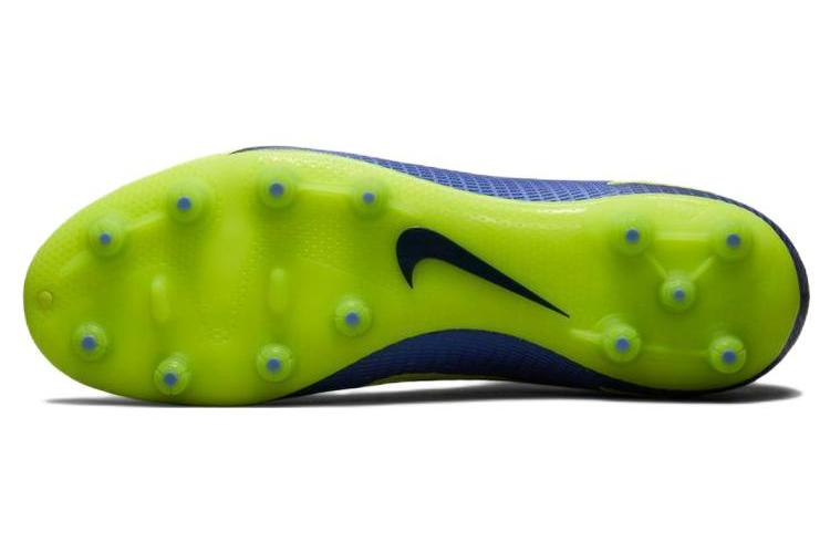 Футбольные бутсы мужские Nike Mercurial Vapor 14 Elite HG Sapphire Blue Void Volt, 42.5 EU