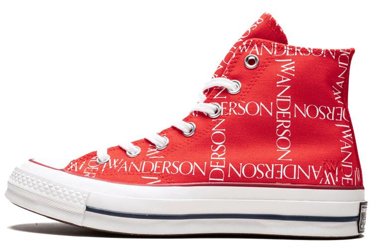 Кеды мужские Converse Chuck Taylor All Star 70 Hi Grid JW Anderson красные