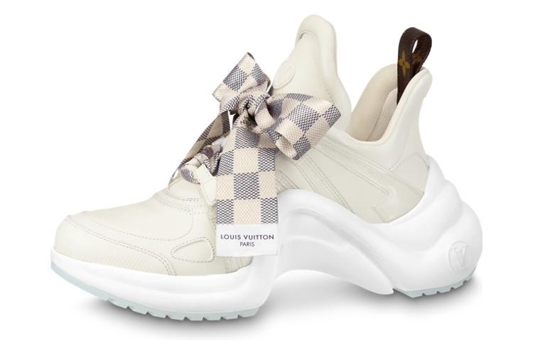 Кроссовки женские LOUIS VUITTON Archlight 1.0 кремово-белые, 35.5 EU