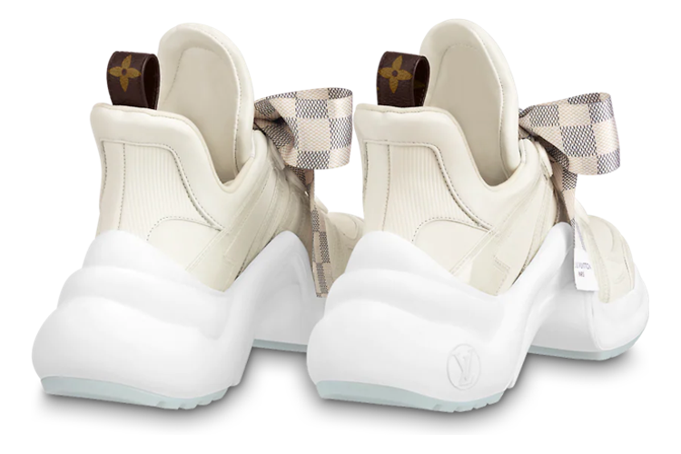 Кроссовки женские LOUIS VUITTON Archlight 1.0 кремово-белые, 35.5 EU