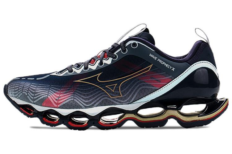 Кроссовки мужские Mizuno Wave Prophecy X 10 синие, 42 EU