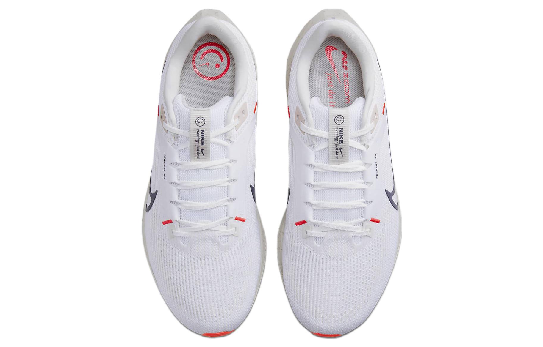 Беговые кроссовки мужские Nike Air Zoom Pegasus 40 Wide белые, 40.5 EU