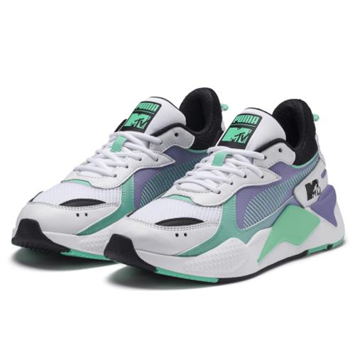 Кроссовки мужские Puma RS-X Tracks MTV белые, 45 EU