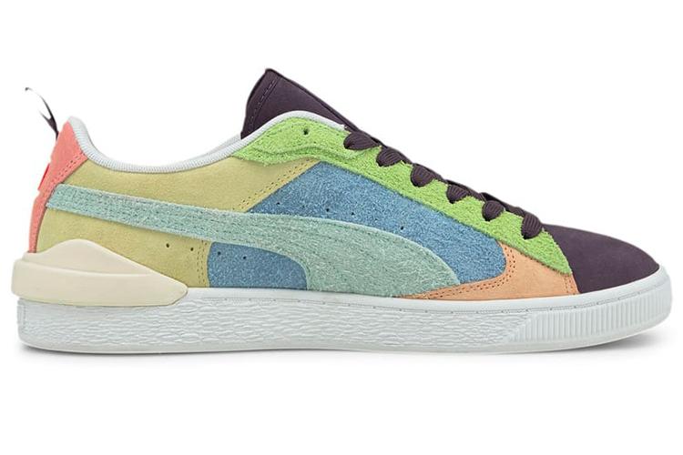 Кеды унисекс PUMA Suede Bloc Formstrip фиолетовые, 35.5 EU