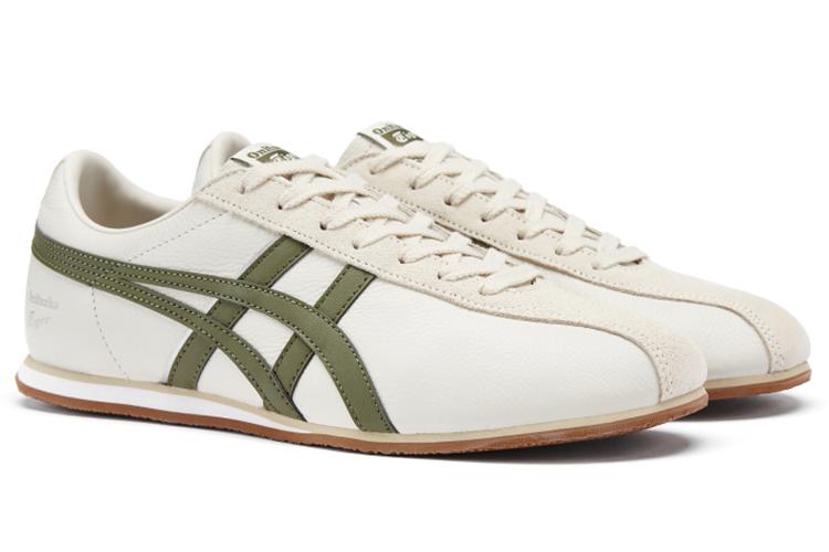 Кеды унисекс Onitsuka Tiger Fb Trainer кремово-зелёные, 37.5 EU