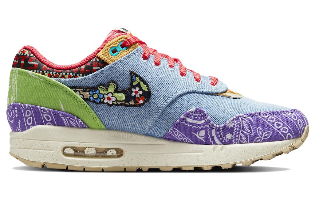 Кроссовки унисекс Nike Air Max 1 SP Concepts Far Out, фиолетово-синие, 42 EU