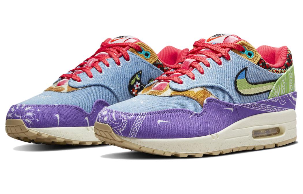 Кроссовки унисекс Nike Air Max 1 SP Concepts Far Out, фиолетово-синие, 42 EU