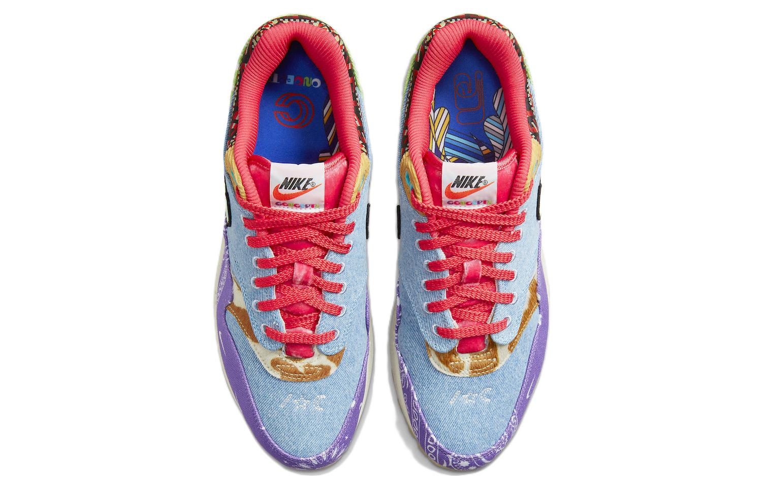Кроссовки унисекс Nike Air Max 1 SP Concepts Far Out, фиолетово-синие, 42 EU