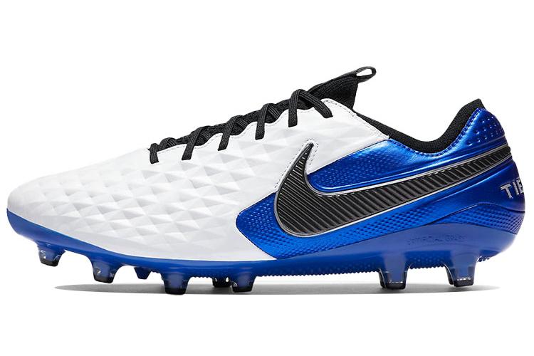 Футбольные бутсы мужские Nike Tiempo Legend 8 Elite AG Pro Low Top белые