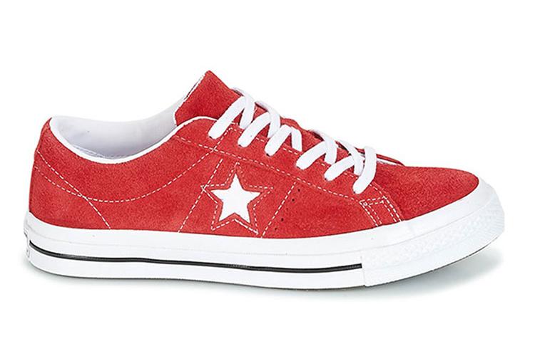 Кеды унисекс Converse One Star Ox Suede красные, 46 EU