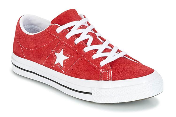 Кеды унисекс Converse One Star Ox Suede красные, 46 EU