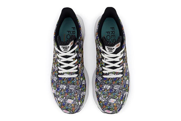 Кроссовки мужские New Balance Fresh Foam X 1080v12 Love Print, 42.5 EU