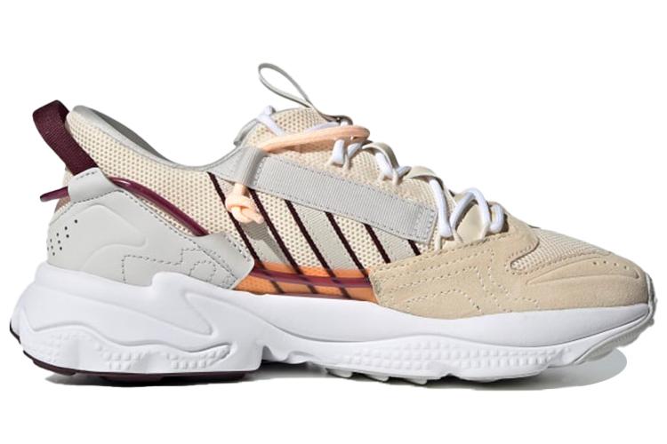Кроссовки женские Adidas Ozweego Zip Ecru Tint Maroon, 36 2/3 EU