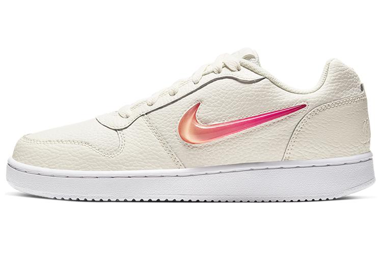 Кеды женские Nike Ebernon Low Prem белые/розовые, 37.5 EU