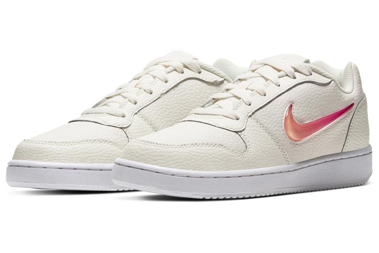 Кеды женские Nike Ebernon Low Prem белые/розовые, 37.5 EU