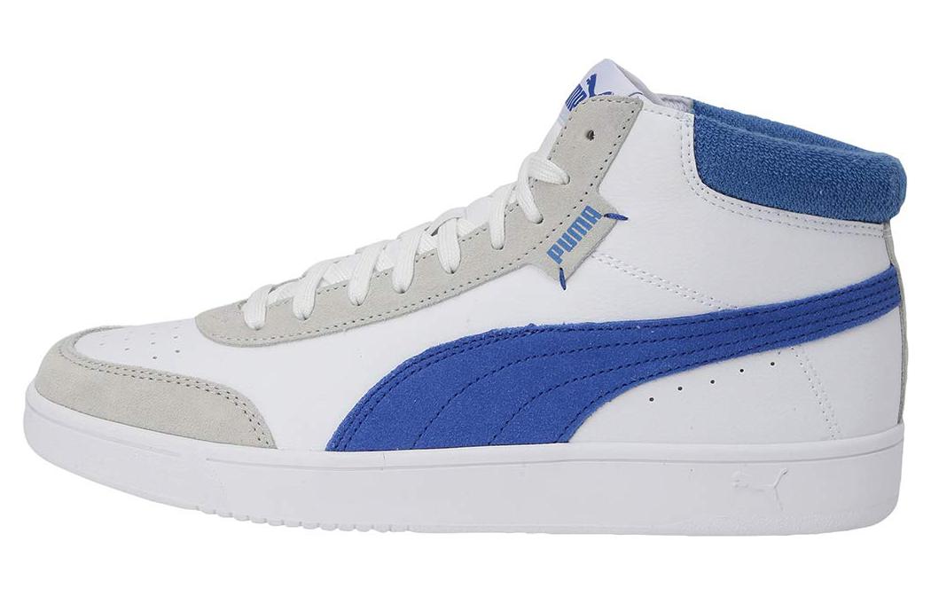 Кроссовки мужские PUMA Court Legend бело-синие, 42 EU