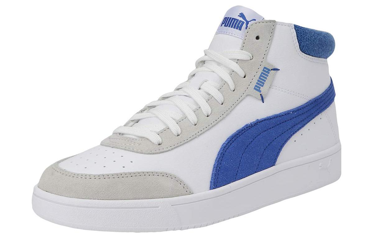 Кроссовки мужские PUMA Court Legend бело-синие, 42 EU