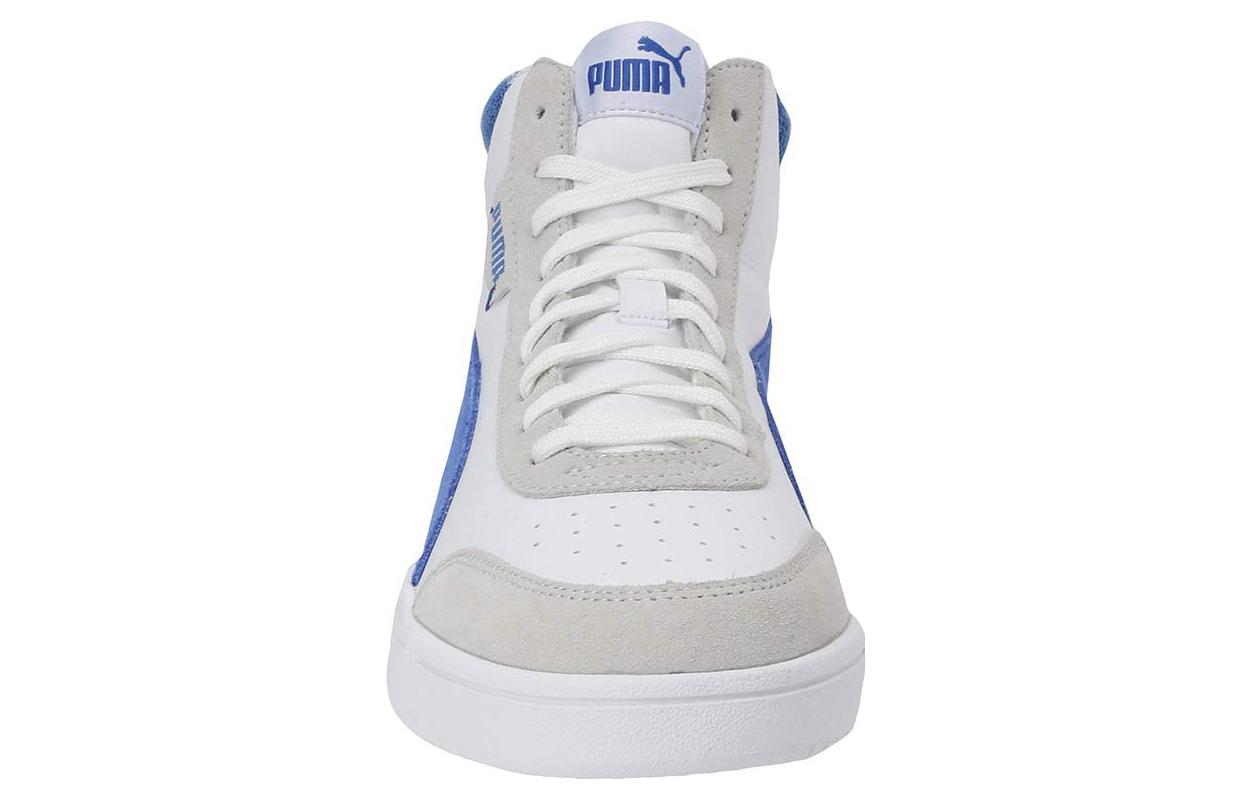 Кроссовки мужские PUMA Court Legend бело-синие, 42 EU