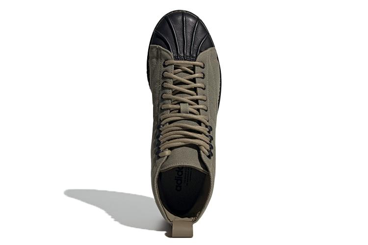 Кроссовки мужские Adidas Originals Superstar Boot зелёный черный, 40 EU