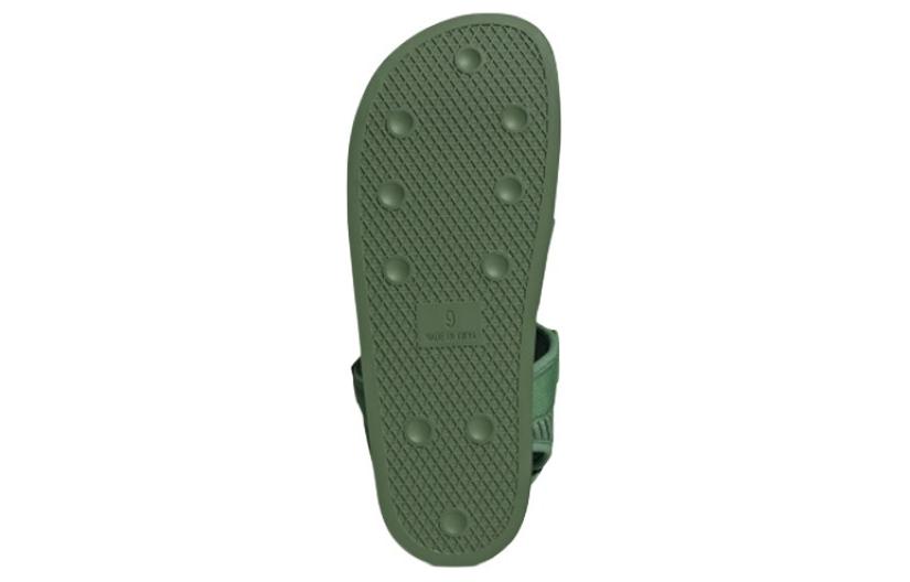 Сандалии унисекс Adidas Adilette 2 Pharrell зеленые, 36 2/3 EU