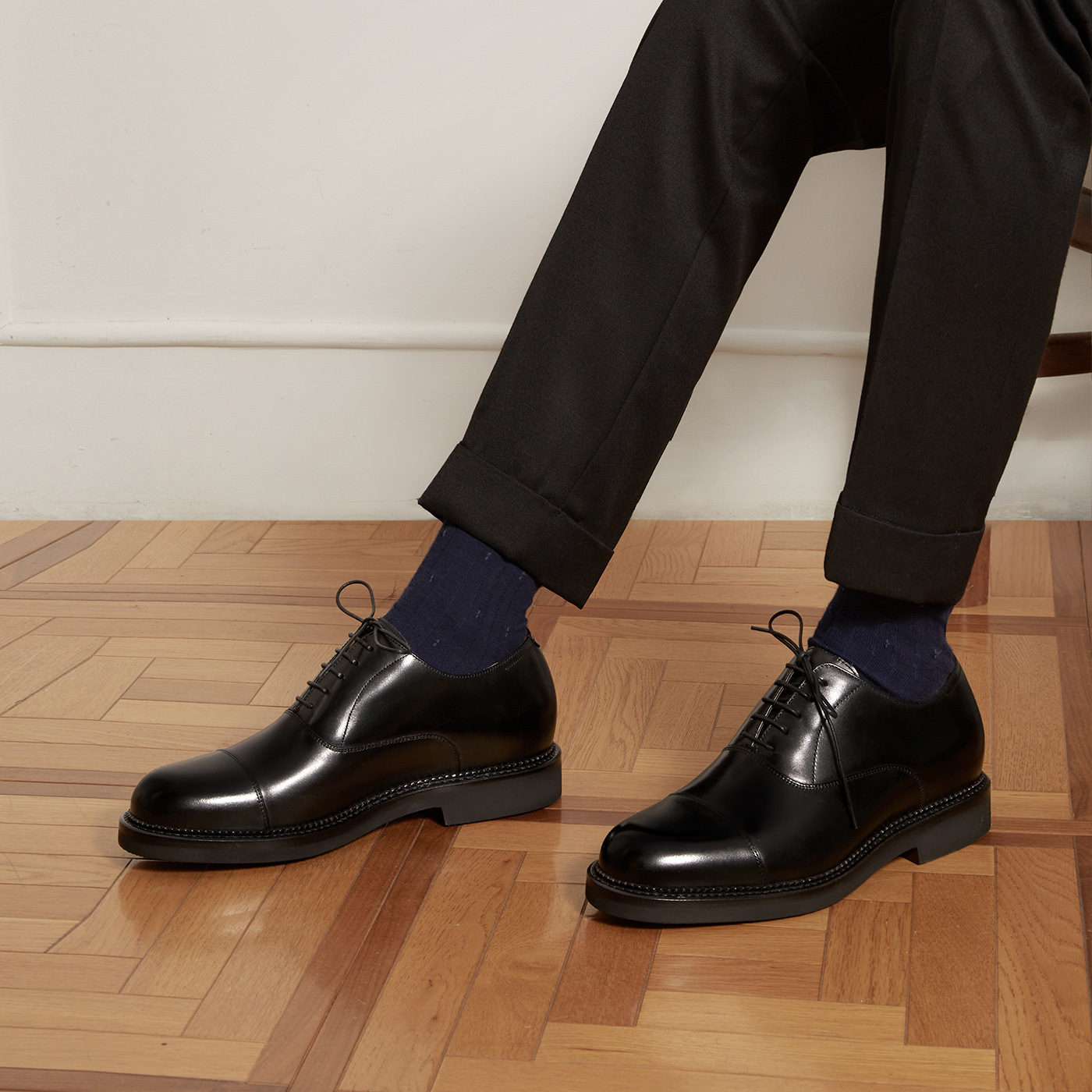 Деловые туфли мужские THOM WILLS B772-1 черные, 43 EU