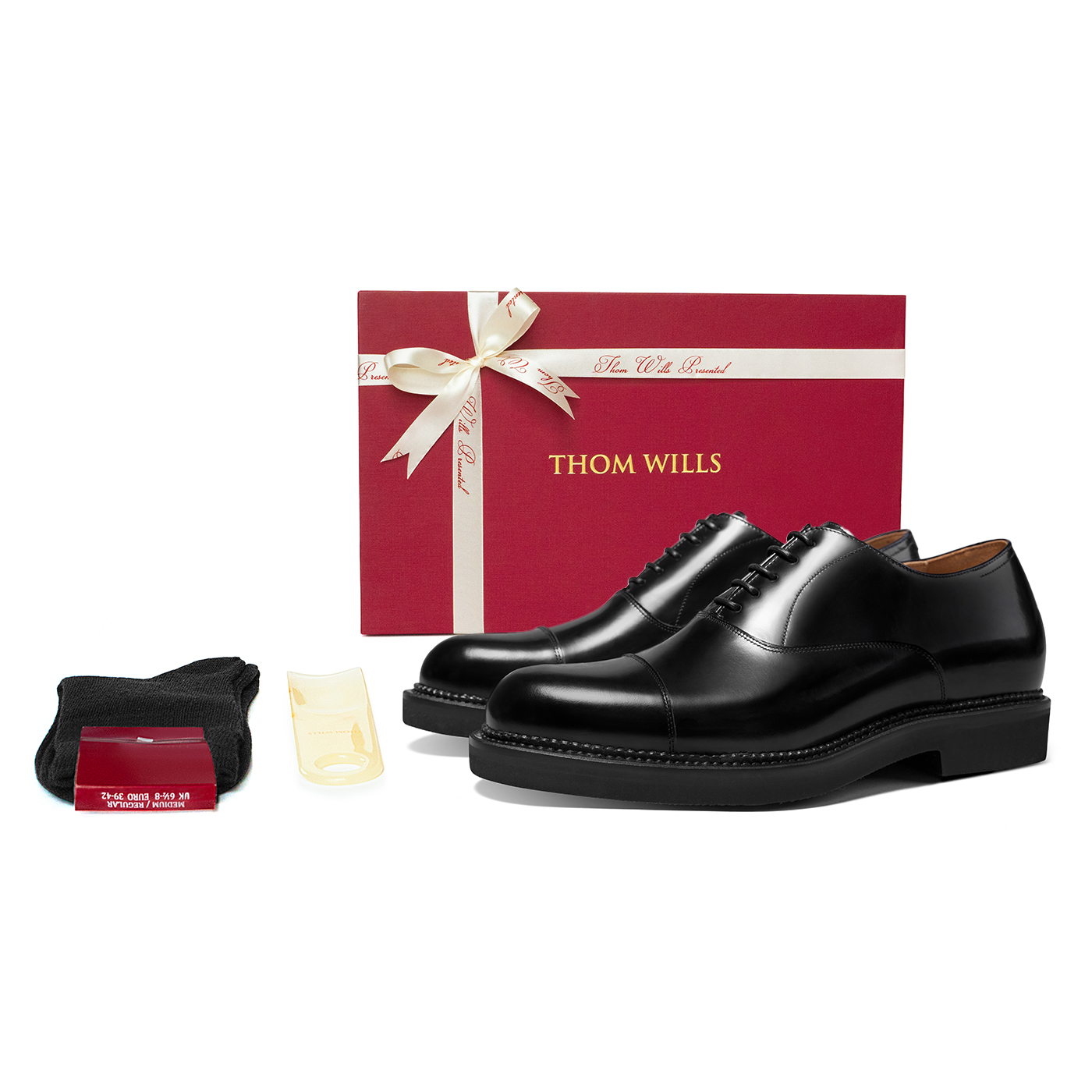 Деловые туфли мужские THOM WILLS B772-1 черные, 43 EU