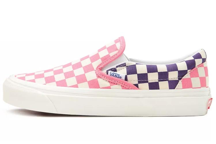 Слипоны унисекс Vans Classic Slip On 98 Dx Pink Purple White, 42.5 EU