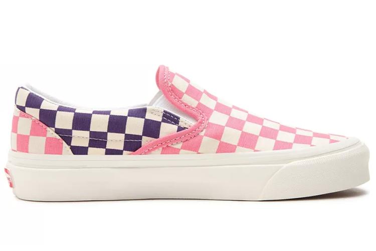 Слипоны унисекс Vans Classic Slip On 98 Dx Pink Purple White, 42.5 EU