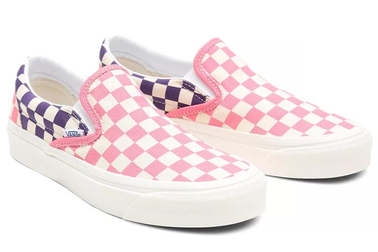 Слипоны унисекс Vans Classic Slip On 98 Dx Pink Purple White, 42.5 EU