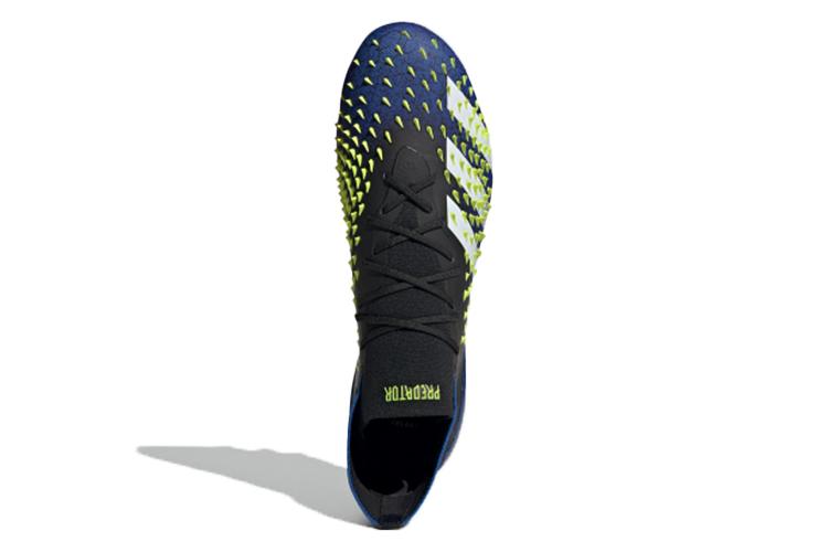 Футбольные бутсы мужские Adidas Predator Freak .1 AG черные, белые, синие, 40 EU