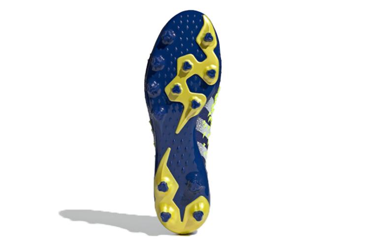 Футбольные бутсы мужские Adidas Predator Freak .1 AG черные, белые, синие, 40 EU