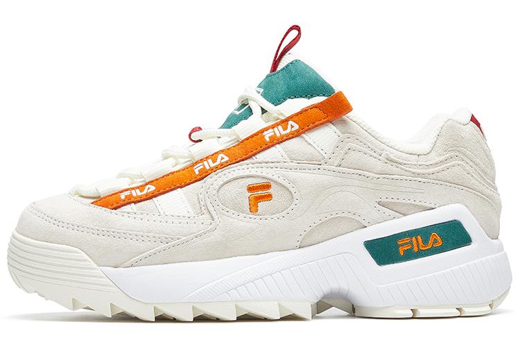 Кроссовки женские FILA D Formation зеленые, оранжевые, белые
