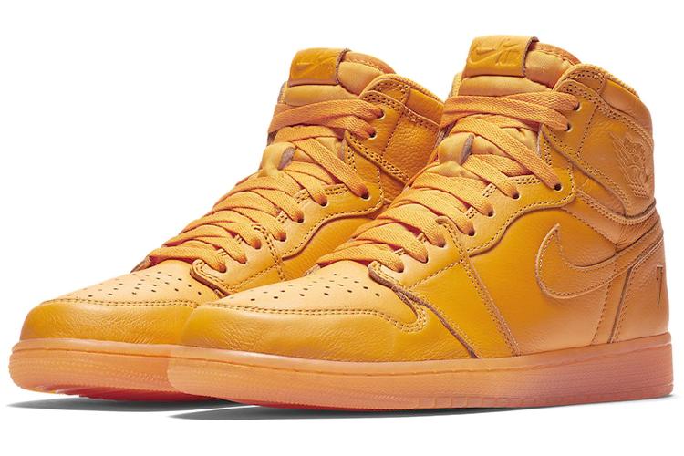 Кроссовки унисекс Jordan 1 Retro High Gatorade Orange Peel, 44 EU
