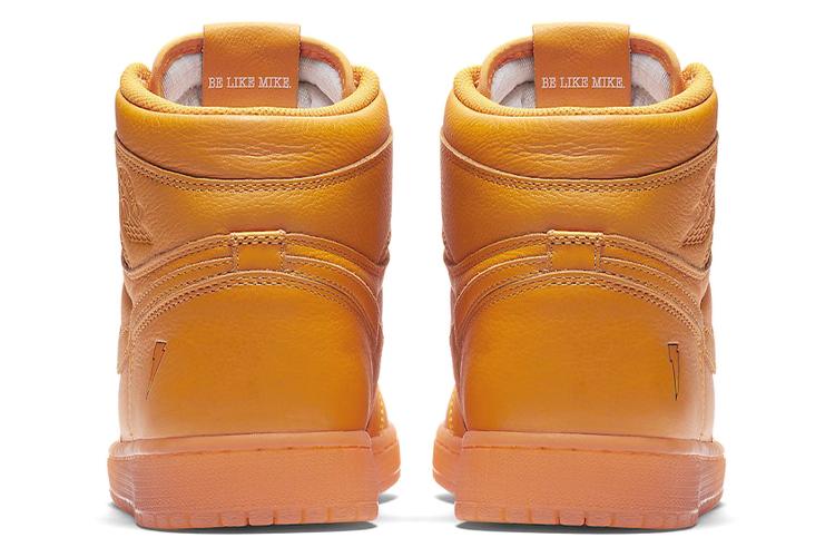 Кроссовки унисекс Jordan 1 Retro High Gatorade Orange Peel, 44 EU