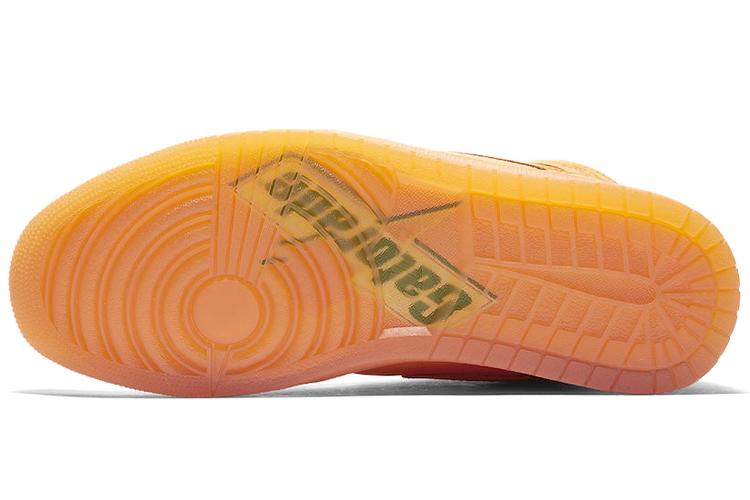 Кроссовки унисекс Jordan 1 Retro High Gatorade Orange Peel, 44 EU