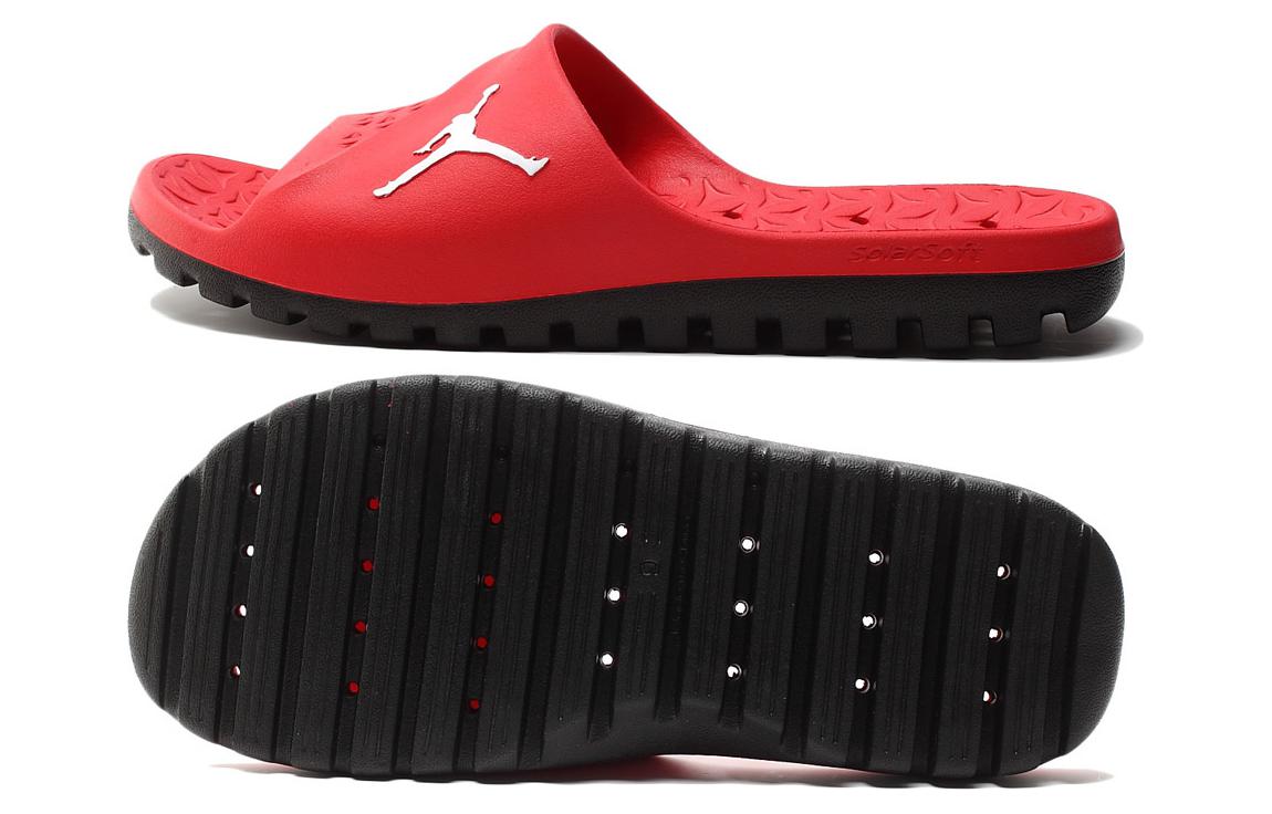 Шлепанцы мужские Air Jordan Super.Fly Team Slide красные, 46 EU