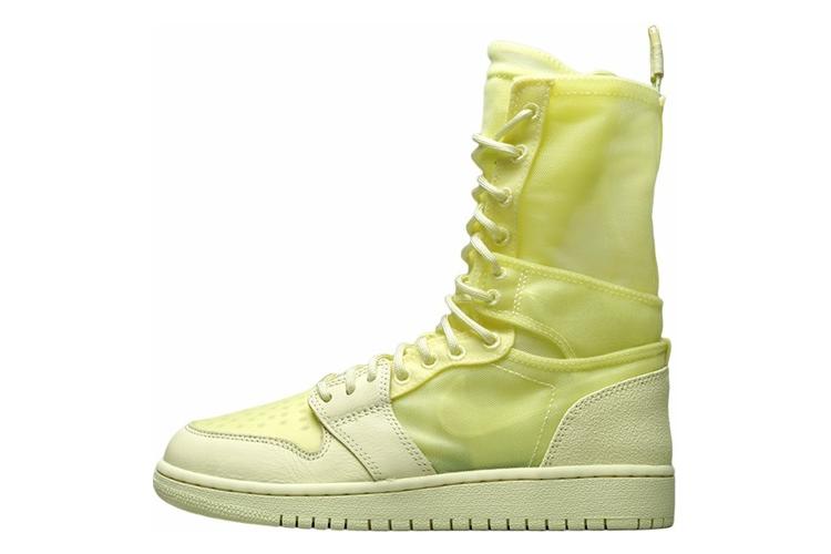 Спортивные кеды женские Jordan 1 Explorer XX неоново-зеленые, 36.5 EU