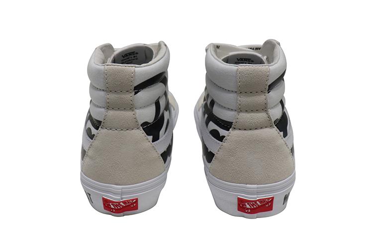 Кеды унисекс Vans Sk8-Hi Reissue Vault LX Patta Mean Eyed Cat белые