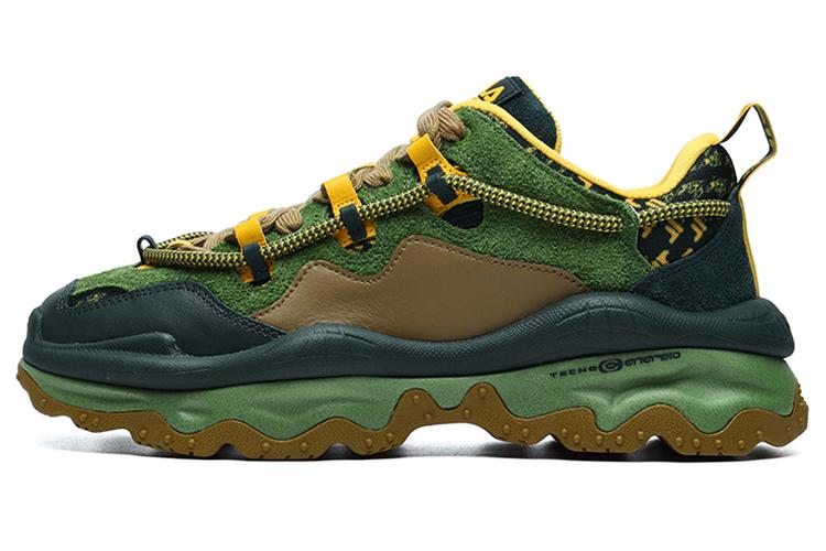 Кроссовки мужские FILA Qd 96 X белые, зеленые, желтые