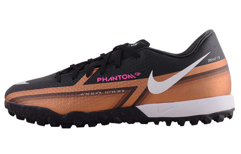 Футбольные бутсы мужские Nike Phantom GT2 Academy TF Metallic Copper Black