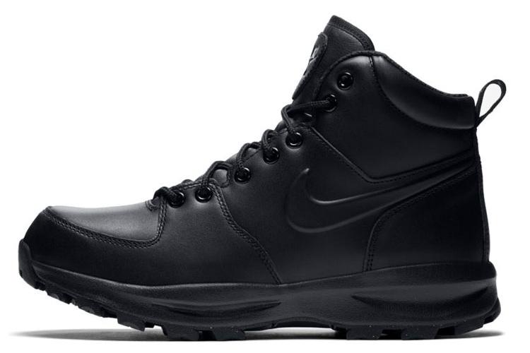 Утепленные галоши мужские Nike Manoa Leather черные, 36.5 EU