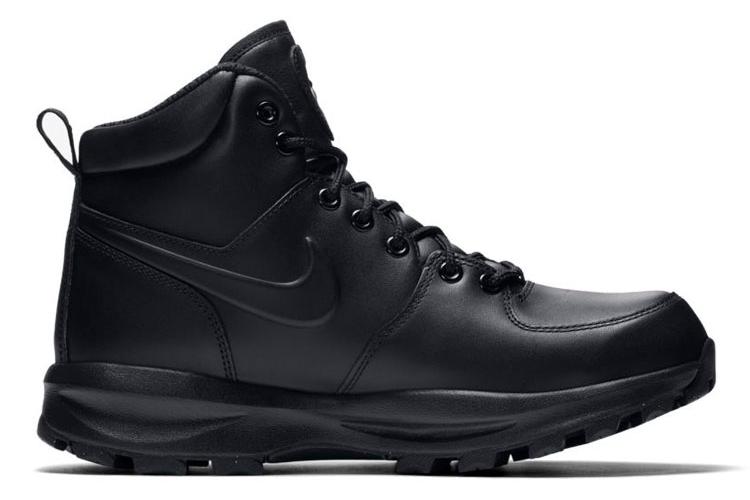 Утепленные галоши мужские Nike Manoa Leather черные, 36.5 EU