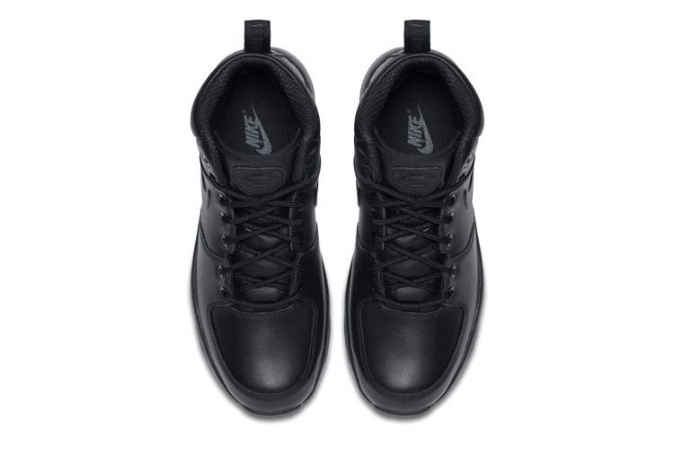 Утепленные галоши мужские Nike Manoa Leather черные, 36.5 EU