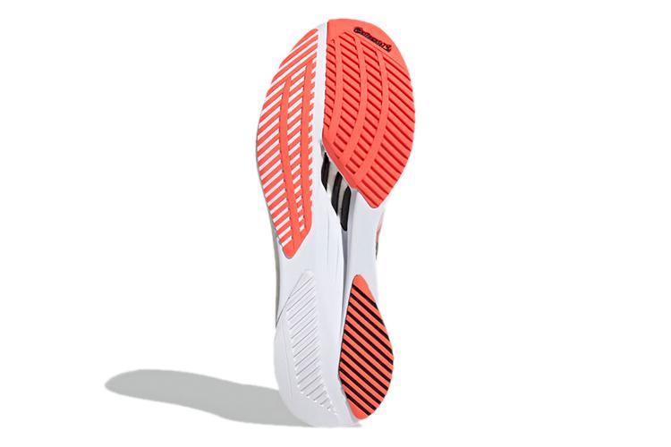 Кроссовки мужские Adidas Adizero Boston 10 белые, черные, 39 EU